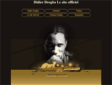 Tablet Screenshot of didierdrogba.com